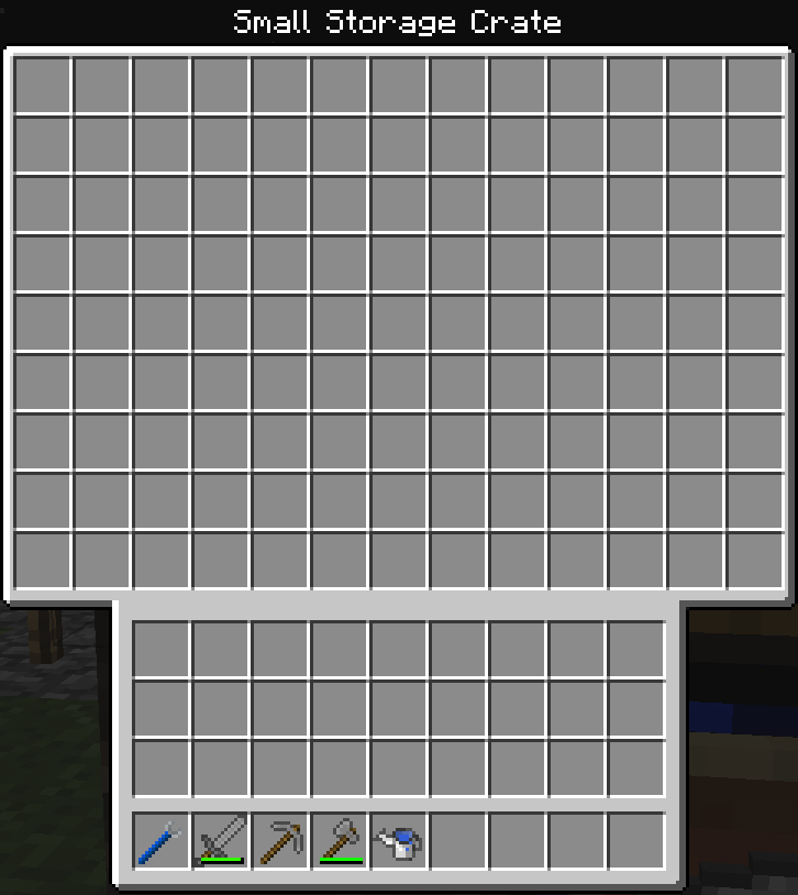 Small Storage Crate GUI