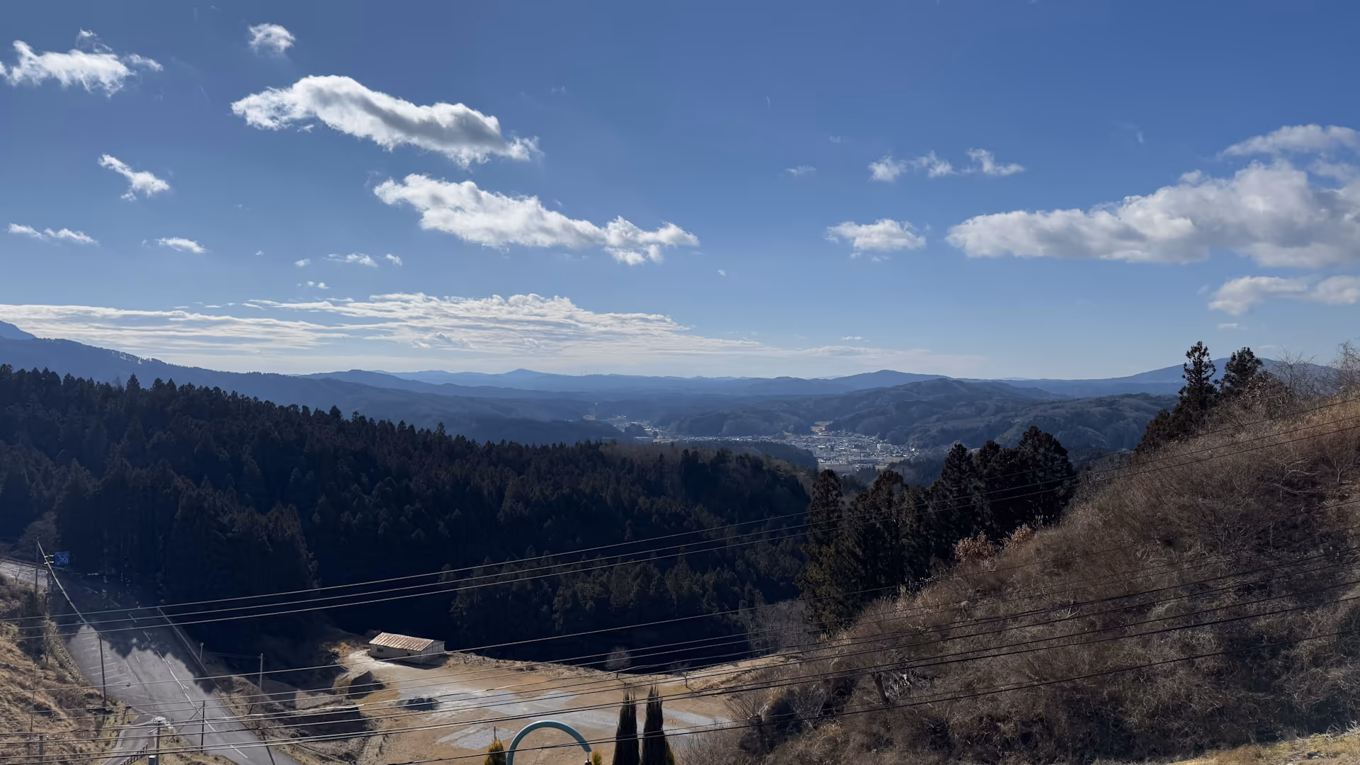 道中からの展望